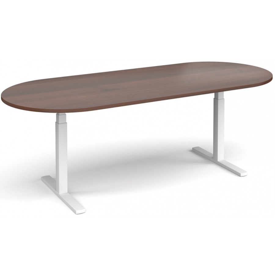 Elev8 Touch Adjustable Radial End Boardroom Table